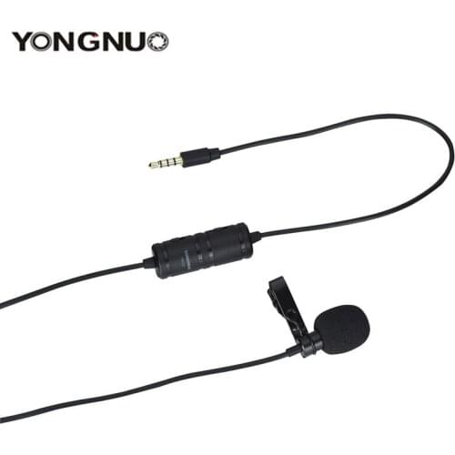 YongNuo Phone Microphone Mini Portable 3.5mm/6.35mm Condenser Phone Video Camera DSLR Interview Microphone For iPhone Android PC