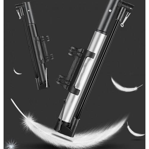 Bike Cycling Bicycle Tire Pump Bike Floor Pump Hand Foot INFLATOR With Long Hose US/FR Valve Bracket Bicycle Pump Tools