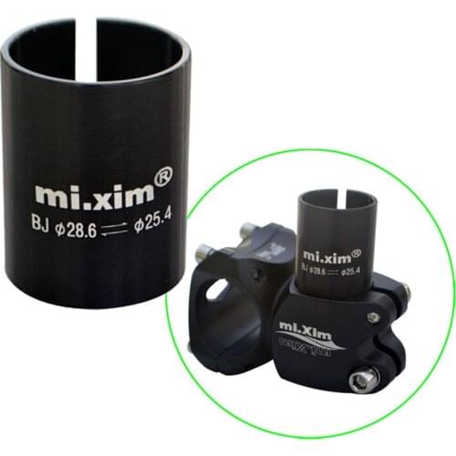 Bike Handlebar Fork Stem Reducer Tube Ring Adapter 28.6-25.4mm Aluminum Alloy bike bicycle cycling parts accessory