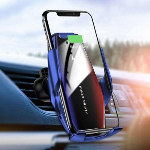 15W Qi Wireless Car Charger Holder Phone Charging Adapter Holders Air Vent Mount Mobile Phone Charger Stands Car Accessories