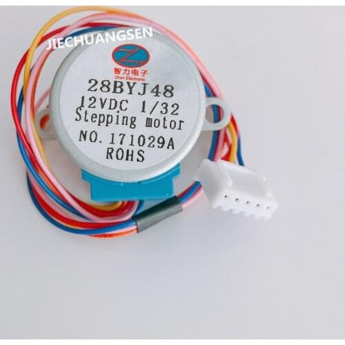 28BYJ48 DC 12V 1/32 130 ohms PM stepping motor Deceleration step Small motor For Air conditioner Electronic motor CCW