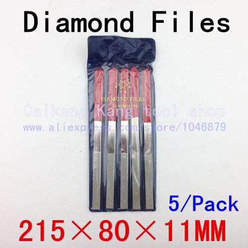 5 / bag, Diamond Files ,diamond rasp, rasp hand polished, precision hand-polished, 215 * 80mm
