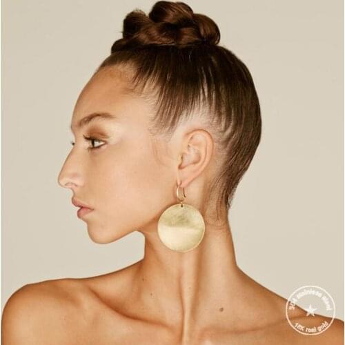 African earrings, African jewelry, boho earrings, tribal earrings, African big earrings, stainless steel disc earrings