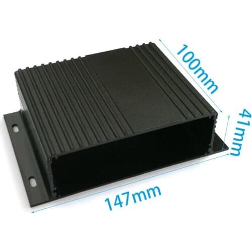 Aluminum enclosure Instrument shell electric project box DIY 147X41X100mm NEW wall-mounting