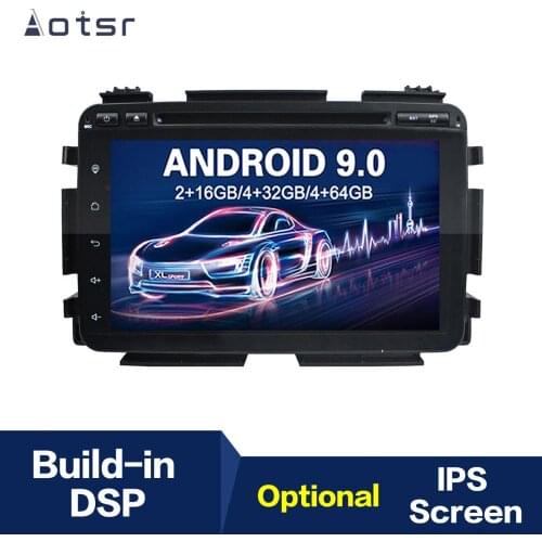 8" Android 9 DSP IPS Car DVD Player GPS Navigation For HRV VEZEL 2015-2018 Tape Recorder Head Unit Multimedia Player
