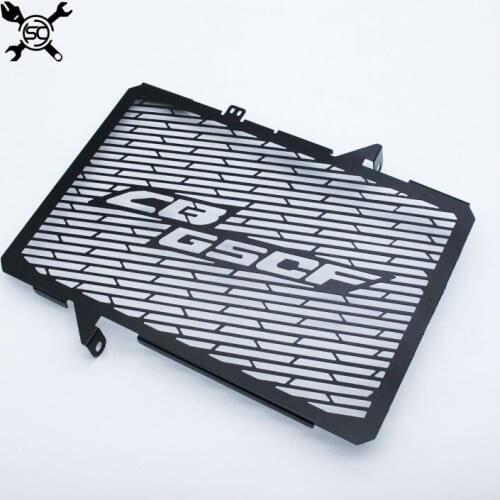 Free Shipping Stainless Steel Motorcycle Matte Black Radiator Guard Radiator Grille Cover Fits For HONDA CB650F 2014-2015