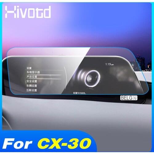 For Mazda CX 30 CX-30 2021 2020 Accessories Car GPS Navigation Screen Protector Sticker HD Tempered Glass Film Interior Parts