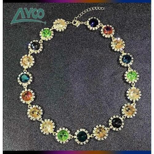 HZUXIHA Luxury Chokers