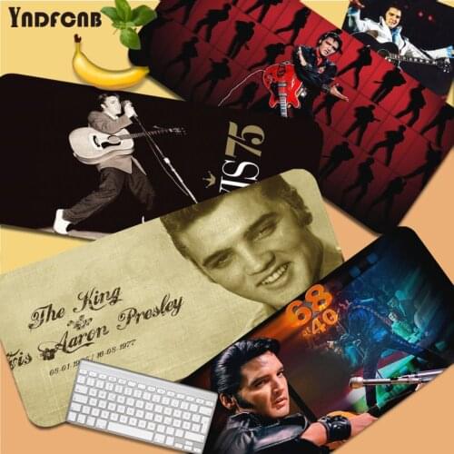 Elvis Aron Presley Anime Mouse Pad Super Creative INS Tide Large Game Size For Mouse Pad Keyboard Deak Mat For Cs Go LOL