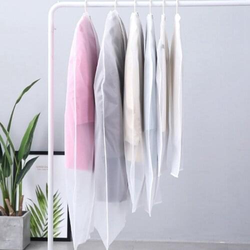 Hot Clothes Hanging Garment Dress Clothes Suit Coat Dust Cover Home Storage Bag Pouch Case Organizer Wardrobe Hanging Clothing