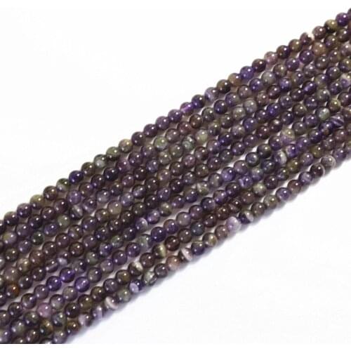 Fashion purple dream stone jades jades 6mm 8mm 10mm 12mm stone round loose beads diy high grade jewelry B109
