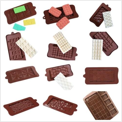 Silicone Chocolate Mold baking Tools Non-stick cake mold Jelly and Candy 3D DIY best