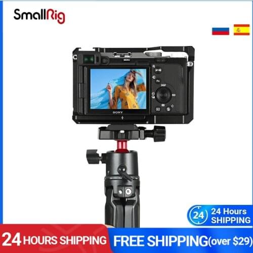 SmallRig Lightweight Vlog Kit For Sony A7C Camera Cage Set With Tabletop Mini Tripod Panoramic Ball Head Rig Set 3134