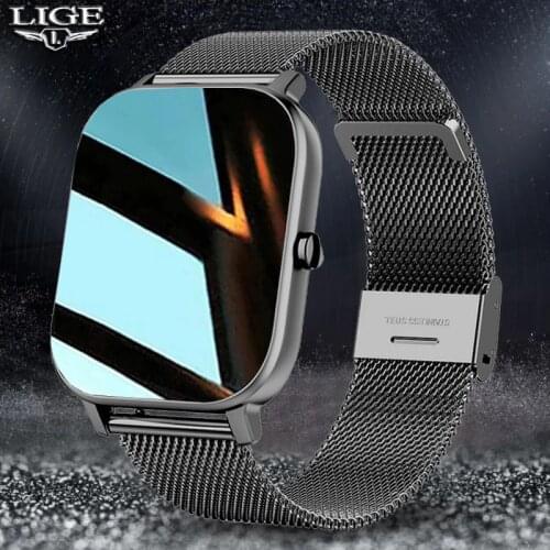 2021 New Full Touch Screen Smart Watch Men Women Sports Multifunction Heart Rate Monitoring Fitness Smartwatch For Xiaomi Huawei