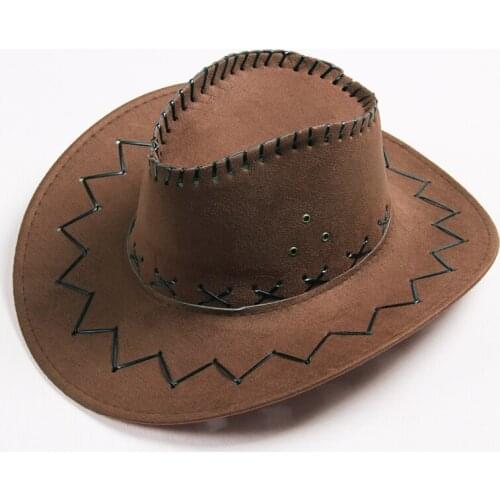 Western cowboy hat mens summer outdoor sun hat grassland Mongolian cap Knights cap tourist hat stage props hat female