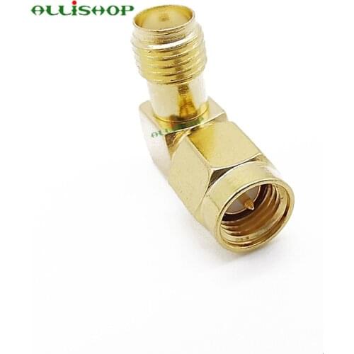 Top Brand SMA adapter SMA male and female to SMA male threaded needle threaded holes 90 degree angle