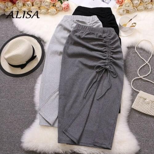 Женские юбки с высокой талией Alisawang China At AliExpress