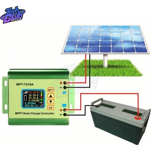 DC12-60V To DC15-90V MPT-7210A Solar Controller Boost Battery Charging Module Lithium Battery Bank Solar Systems Regulators