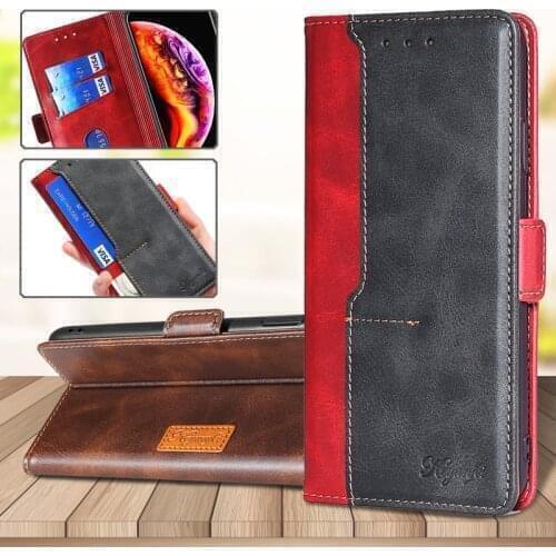 For vivo iQOO Y95 Y93 Lite Y91 Y85 Y83A Y81 Y71 Y70s Y50 Y30 Luxury Splice Card Holder Flip Phone Leather Case Stand Cover