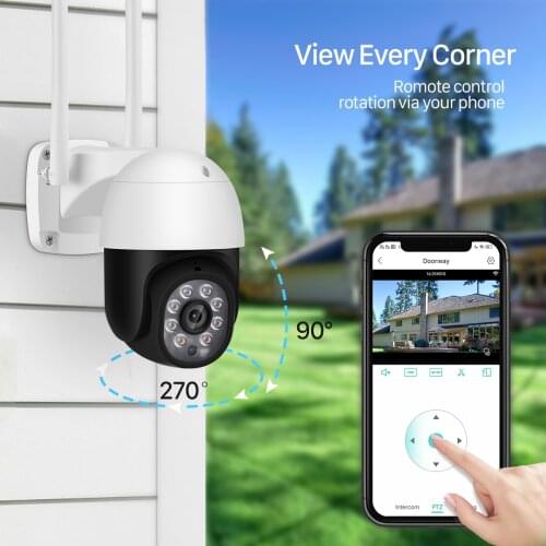 5MP 3MPWIFI IP Camera Outdoor 1080P 4X Digital Zoom Wireless Security CCTV Camera Two Way Audio Cloud CCTV Surveillance Onvif