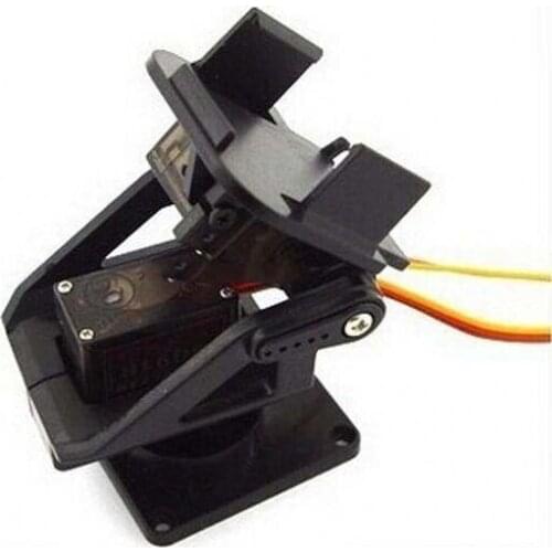 FPV Servo Bracket Camera Mount With 2pcs 9g Servos Platform Anti-Vibration Camera PTZ Mount For Aircraft FPV Dedicated Nylon Diy