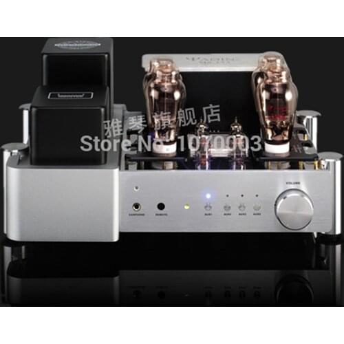 J-006 YAQIN MS-2A3 New Version Vacuum Tube class AB1 Power Amplifier 2A3Cx4 SRPP Circuit 2x10W 110V/220V Home Power Amplifier