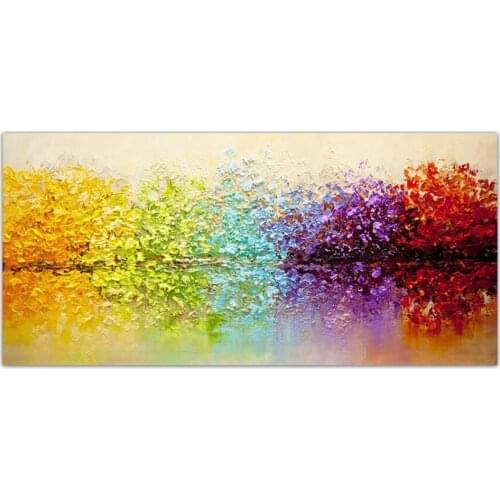 DONGMEI OILPAINTING Hand painted oil painting Home decor High quality landscape painting pictures Gift DM182204