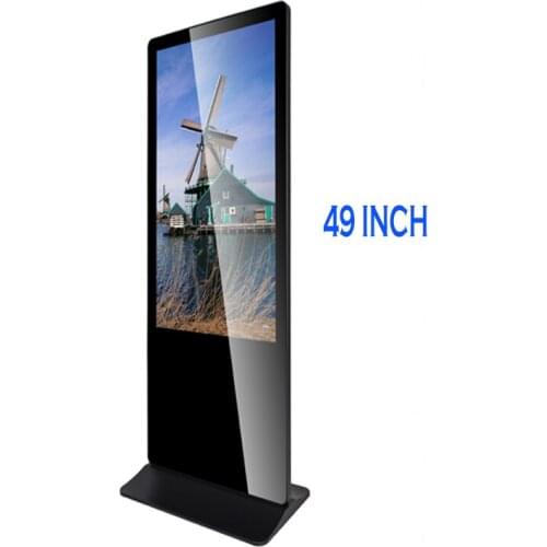 Obeytec 49 inch Free Standing Touch LCD Advertising Totem, Infrared Touch overlay, Android Computer OB490IAK