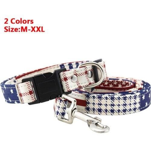 Personalized Pet Collar Cloth Quality Durable Adjustable Dog Cat Neck Ring For Medium Large Dogs Accessories Collar Perro