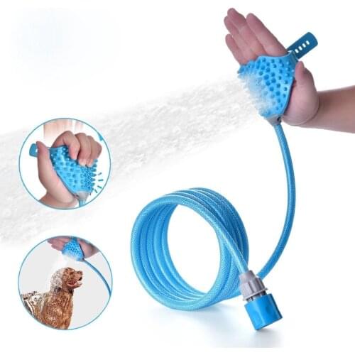 Pet Bath Sprayers Shower Gloves Pet Bath Tool Pet Shower Sprayer Long