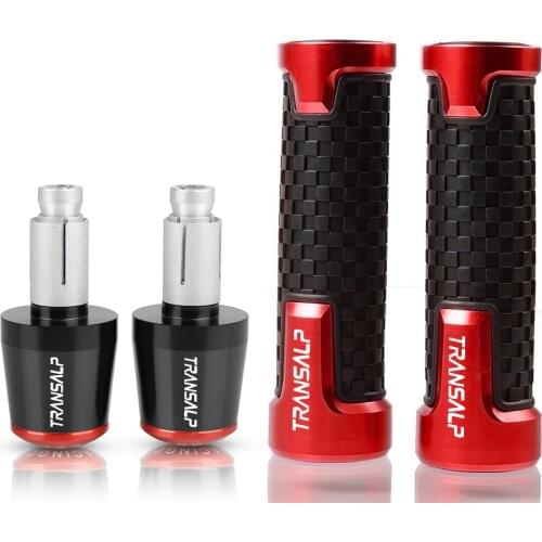 For Honda TRANSALP 600 XL700V 700 XL 650 VY/V1-V7 Transalp 7/8'' 22mm Motorcycle handlebar grips ends rubber handle bar grip end