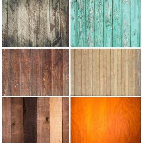 SHENGYONGBAO Art Fabric Wood Board Photography Backdrops Props Wooden Plank Floor Photo Studio Background 20925CS-07