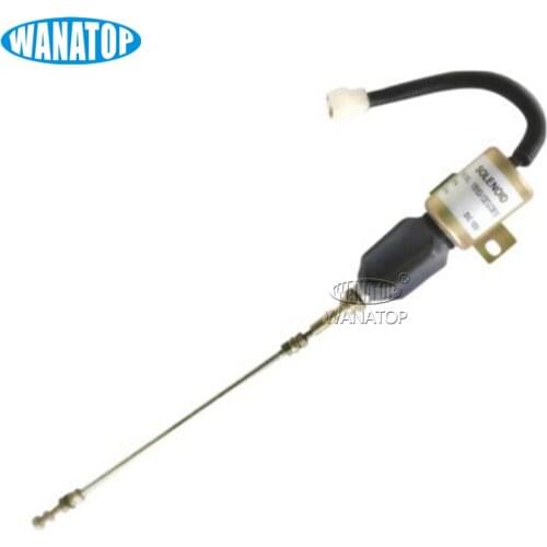 24V Fule Shut Off Stop Solenoid valve 1751ES-24ETUC3B1S1 1751ES-24E7UC3B1S1 For Excavator Engine Aftermarket Parts LH-B021