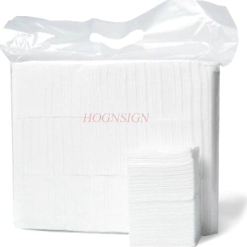 Special Cotton Sheet For Tattoos 500 Pieces Thick Pad Wool Wet Water Beauty Disposable Makeup Cotton Pad Sale