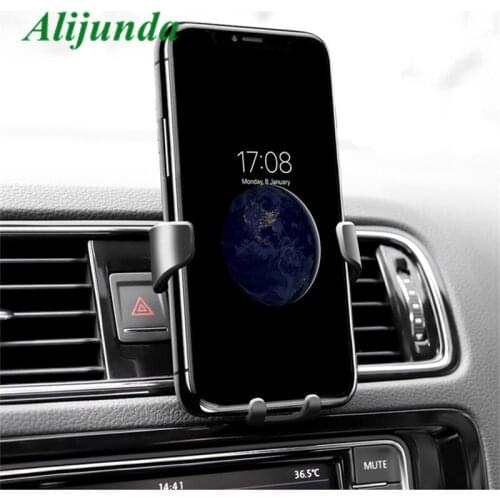 Universal Car Phone Holder For Phone In Car Air Vent Mount Stand No Magnetic Mobile Holder For iPhone Smartphone Gravity Bracke