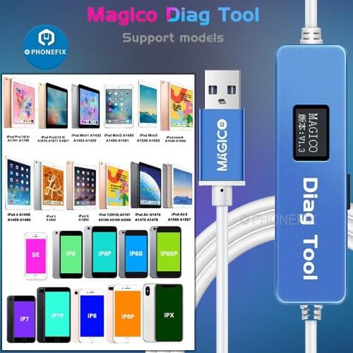 Magico Diag DFU Tool Enter Purple Screen for iPhone 6-X & iPad Replace Hard Disk Chip Unpack WiFi Data No Disassembly Required