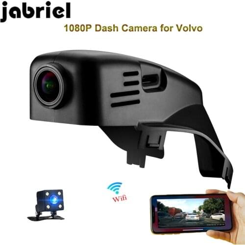 Jabriel Wifi hidden car dvr for Volvo 1080P auto dash camera driving Video recorder for 2015 Volvo S60 S60L S80 V60 T3 T4 T5 T6