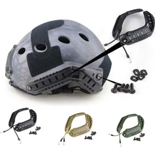 Military Airsoft Helmet Guide Rail Mount Tactical Helmets ARC Guide Adapter Shooting Combat Fast Helmet Guide Raill Accessories