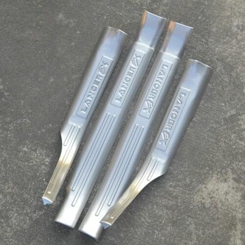 High quality stainless steel Internal Scuff Plate/Door Sill for 2010-2019 Mitsubishi Lancer/Lancer X/Lancer Evo Car styling