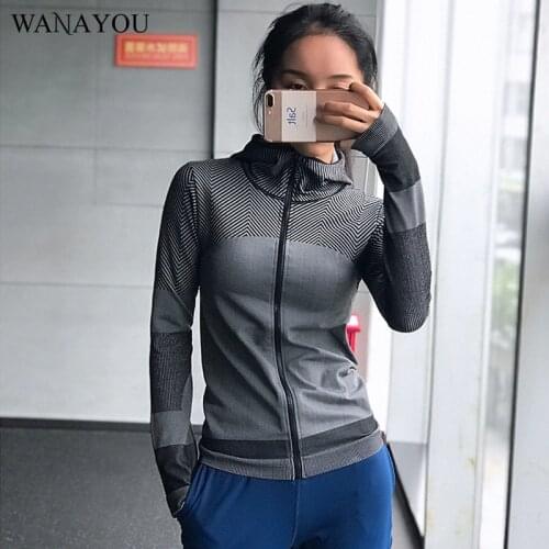Женские куртки для бега WANAYOU China At AliExpress