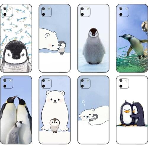 Black tpu Case For OPPO Realme C11 C20 C21 Case Back Cover Bumper