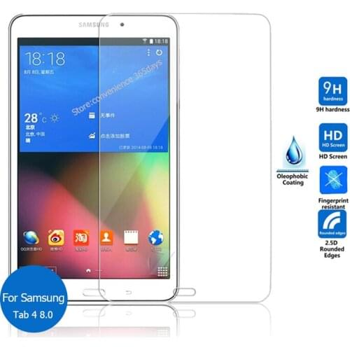 For Samsung Galaxy Tab 4 8.0 Tempered Glass screen Protector 2.5 9h Safety Protective Film On Tab4 8 T330 T335 T337 Millet 4G