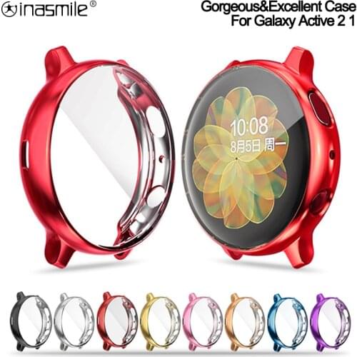 Pretty Ultra Thin Screen Protector cover for watch active 1 Full TPU Protective Case For Samsung Galaxy Watch Active 2 40 44mm