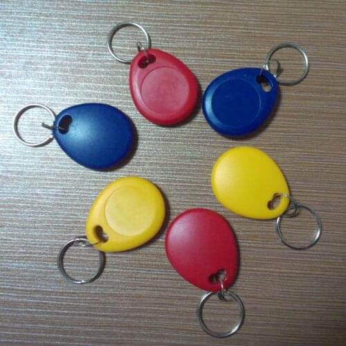 125khz EM4305 read-write Blank Keychains for Access Control rfid tag