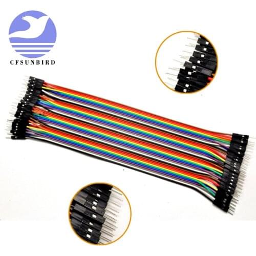 400pcs dupont cable jumper wire dupont line male to male dupont line 20cm 1P diameter 2.54mm