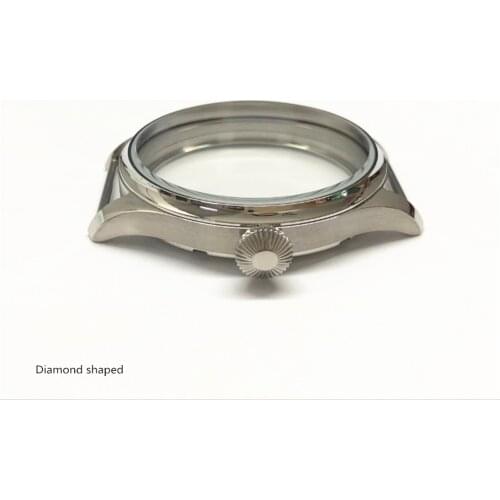 44mm 316L Stainless steel watch cases fit for 6497/6498/3600/3621 are high-end double divination with sapphire mirror