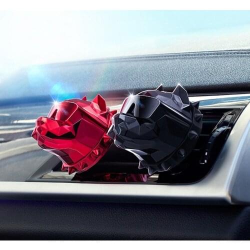 Auto Lufterfrischer Bulldog Parfüm Clip Duft Parfüm Auto Entlüftung Geruch Erfrischer Parfüm DIY Auto Innendekoration