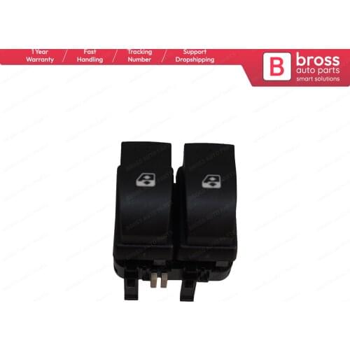 BDP850 Window Control Double Switch 10-Pin 8200315042 GRAY for Espace MK4 Grand Scenic MK2 Laguna MK2 Megane MK2 Scenic MK2