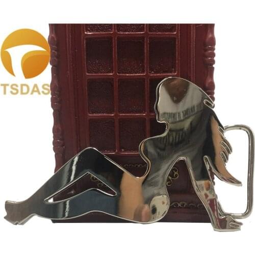 Free Shipping Fashion Sexy Girl Metal Belt Buckle DIY Jeans Accessories, Silver Belt Buckle Large in Stock