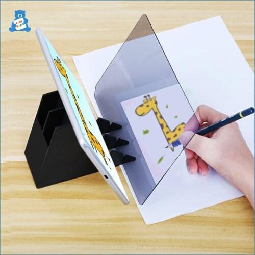 Children LED Projection Drawing Copy Board Creative Toys Projector Sketch Paint Tools Drawing Kit Toys Birthday Gift for Kids